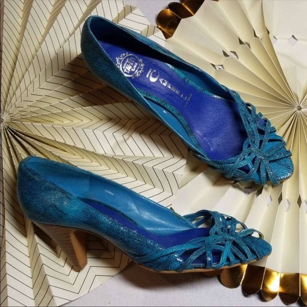 Jeffrey Campbell California Braided Heels Size 10